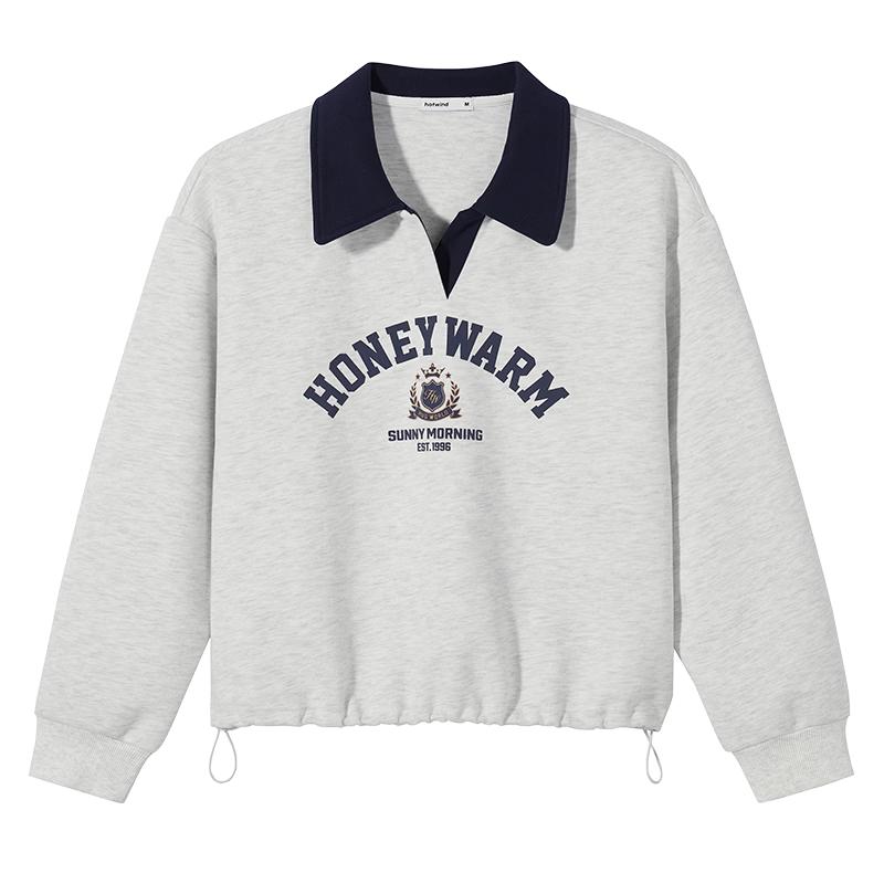 

Hotwind Women s Academy Style Collared Sweatshirt M