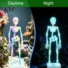 Moving Fish Tank Ornament Dancing Skeleton Aquarium Bubbler, Action Ornament, Glow in The Dark Interactive Decoration Decor, Air-Driven Bubbler