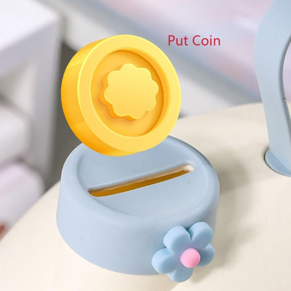 Mushroom House Money Box Portable Safe Savings Jar Fashion Coin Saving Box  Kids Adults