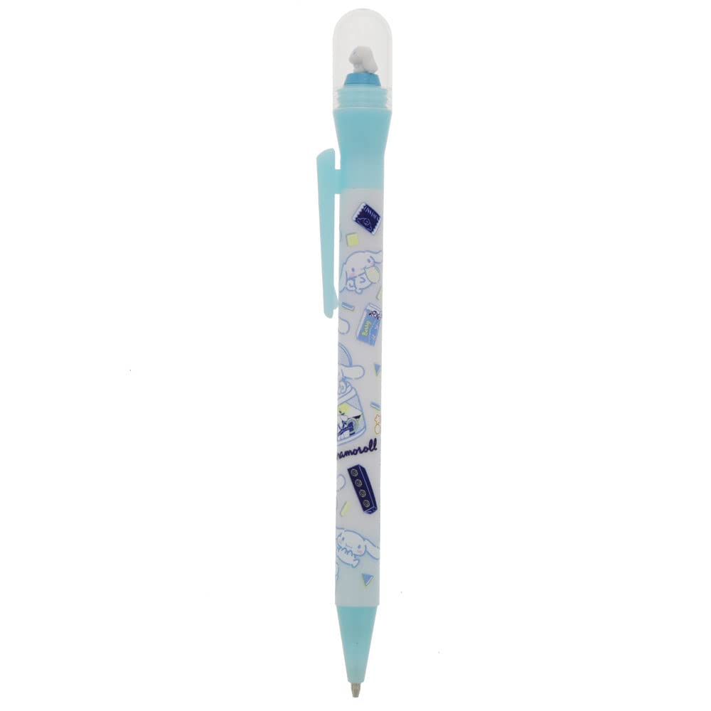 Sunstar Stationery Sanrio Mechanical Spinning Dome S4481046 Pencil, Pen, Cinnamoroll,