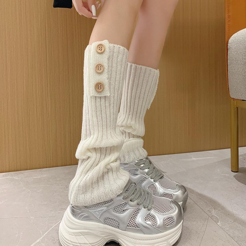 Balletcore Y2K Leg Warmers Harajuku Boots Cover Sweet Knitted Leg Cover Autumn/Winter
