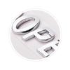 3D ABS Chrome Black  Cooper S Emblem Letters Car Rear Trunk Badge Self-adhesive Sticker Accessories