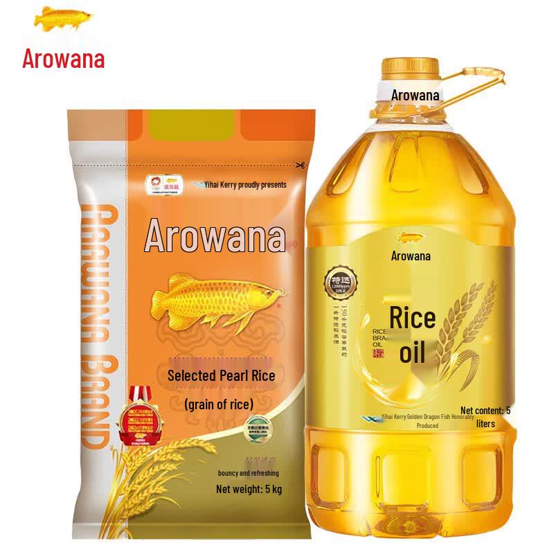 Jinlongyu Pearl Rice & Rice Bran Oil Bundle