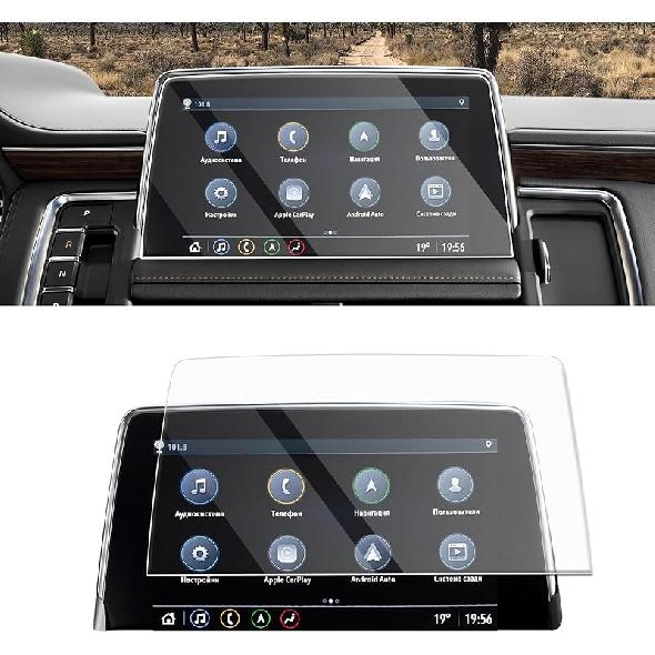 CDEFG 2 шт. для Chevy Tahoe Suburban GMC Yukon 2021-2025 Защитная пленка для экрана 2021-2025 Tahoe Suburban Yukon Escalade 12,6 дюйма Защитная крышка экрана для заднего сиденья for 10.2 Touch Screen