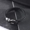 Milan Rope Hand-woven Bracelet Rope, Stainless Steel Horseshoe Buckle Bracelet, Men's Horseshoe Buckle Bracelet