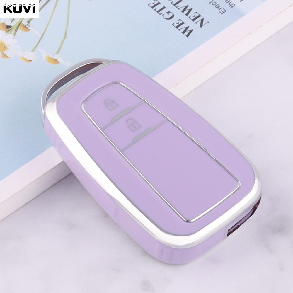 

Fashion Tpu Car Key Case Full Cover Shell For Toyota Prius Camry Corolla Chr C-Hr Rav4 Land Cruiser Prado Keychain Accessories