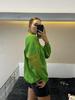 Pullover Long Sleeve Knitwear: Casual Loose Ripped Sweater for Women