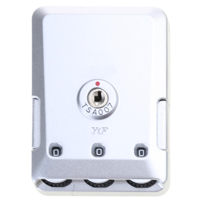 

Замок на багажник Кодовий замок Замок для валізи Практичний 3-значний замок для валізи Практичний кодовий замок для скриньки для подорожей срібний