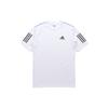 T Shirts Men's White Crew Neck Moderate Straight Fit DP2875