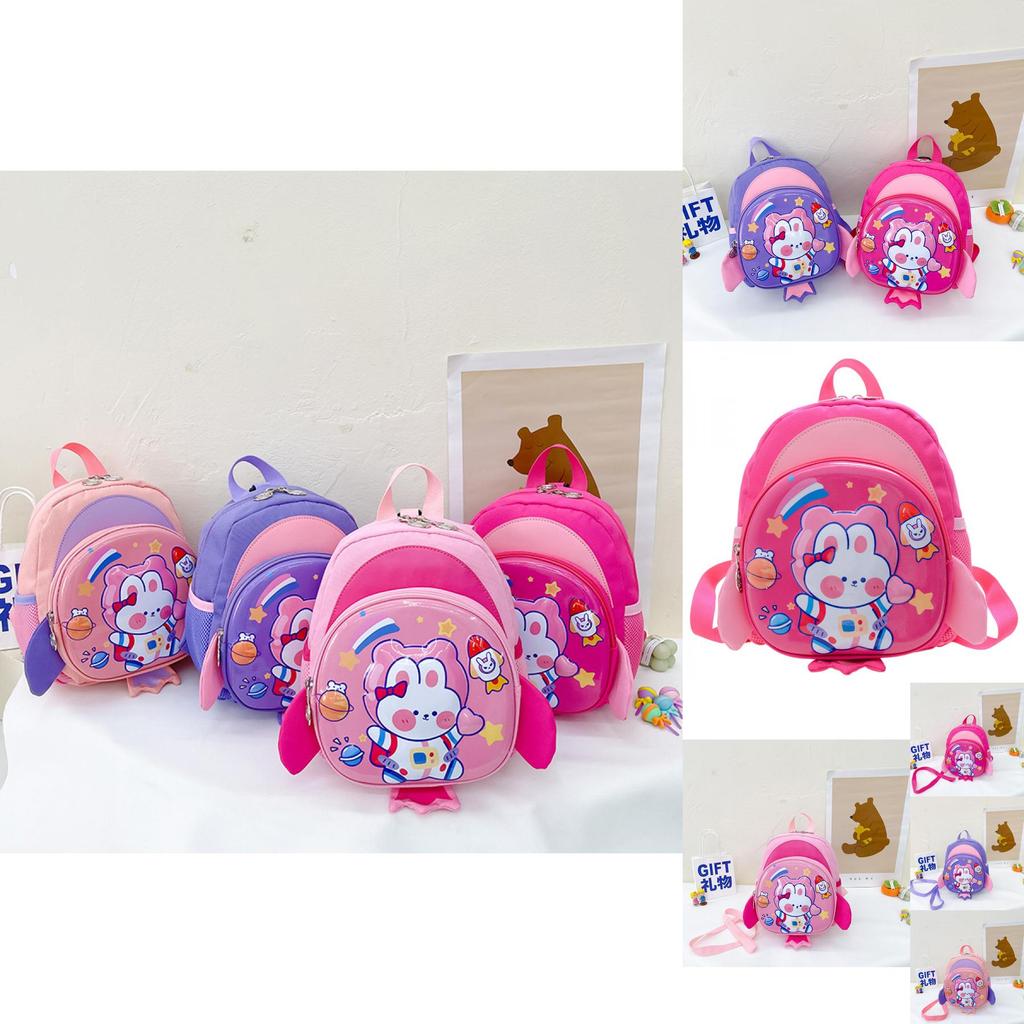 Adorable 3d Animal Design Kids Backpack Lightweight Nylon For Boys And Girls