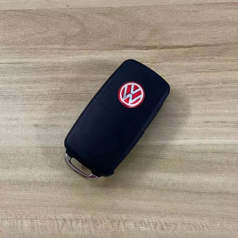 Auto Schlüsselaufkleber Auto Control Schlüsselanhänger Abzeichen Zubehör für Volkswagen VW Rline R GTI Golf Polo Passat Magotan Tiguan Bora Jetta