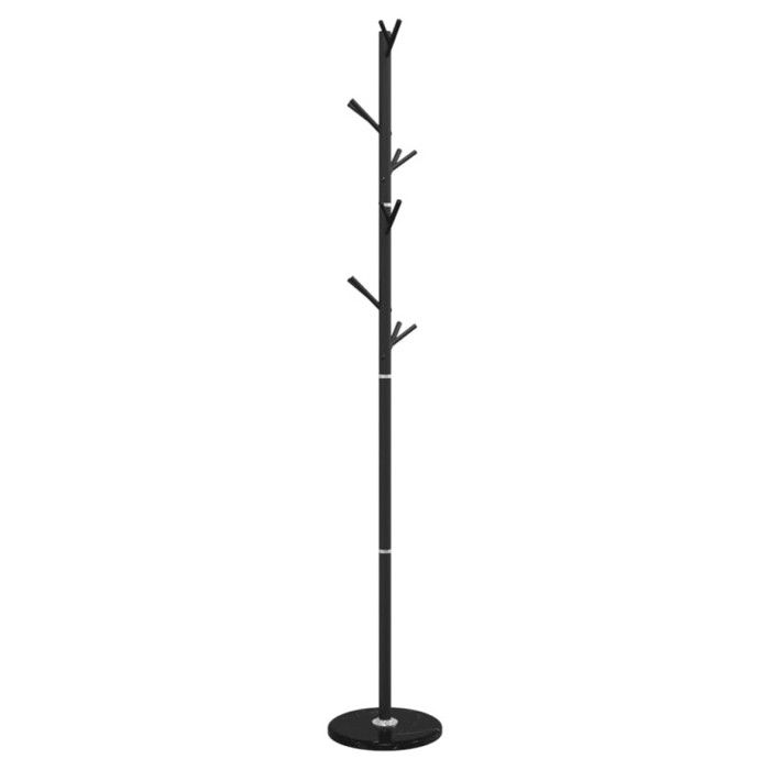 Porte manteau noir 175 cm fer enduit de poudre