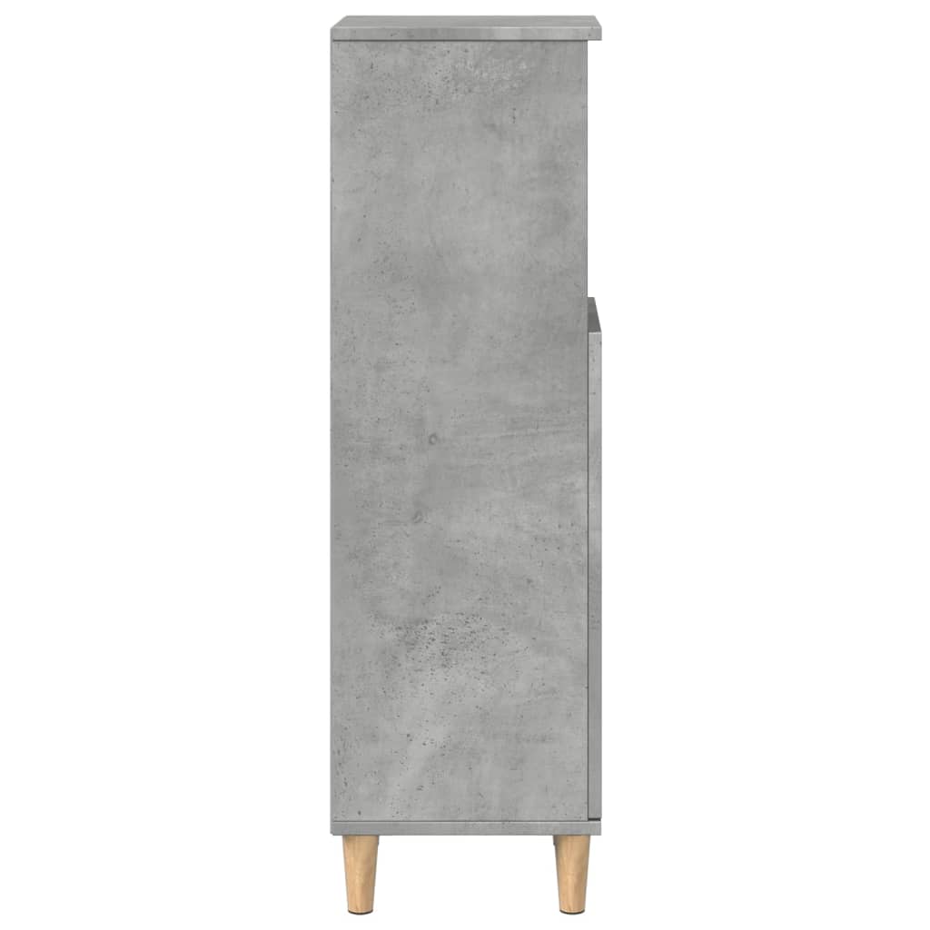 Vidaxl Bathroom Cabinet, Concrete Grey, 30X30X100 Cm