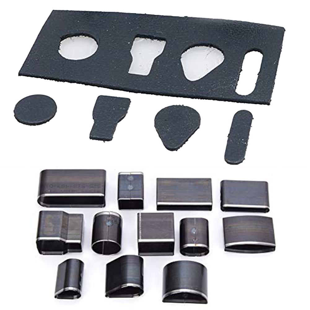 55 Pcs High-Speed Leather Punch Tool Kit Versatile Hole Cutter Set  For Sewing Carving Punching Stamping