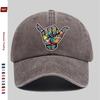 Pc Hawaiian Six Hand Gesture Pattern Print Baseball Cap Casual Decorative Design Sun Hat Comfortable and Lightweight Multi