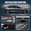 1Pcs Car Metal Alloy Badge Body Decoration Car Wings Side Mark Stickers For Morris Garages MG GT MG3 MG6 MG5 MG7 GS Pilot HS ZS