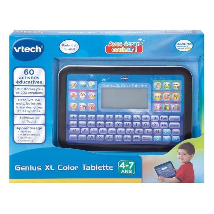 Vtech - genius xl color - tablette éducative enfant - noire
