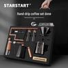 STAR-STARTins Wooden Frame Pour-Over Coffee Set