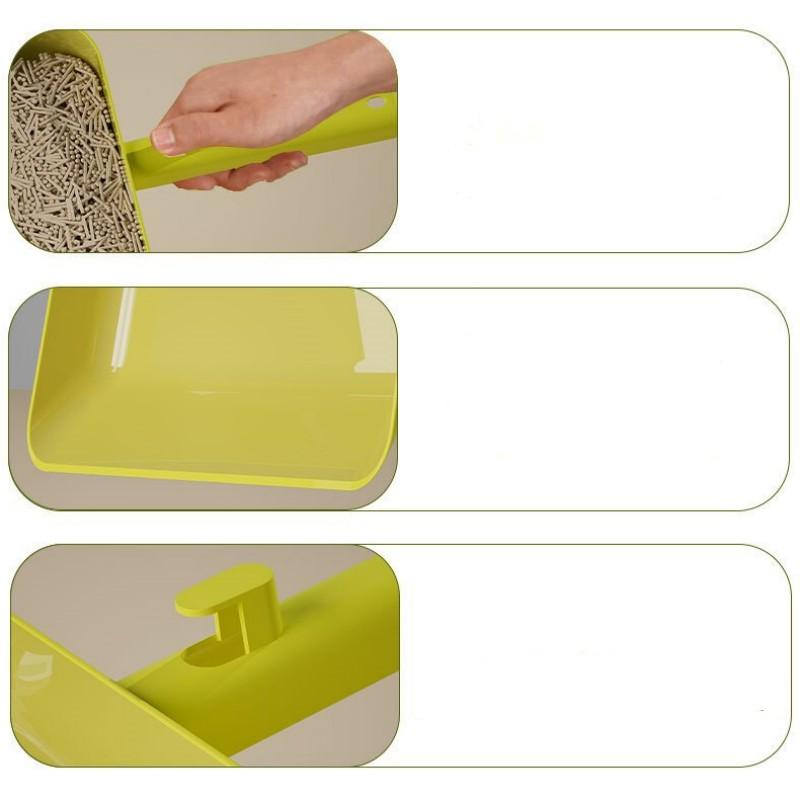 Cat Litter Scoop Hangingable Cat Sand Shovel Oversized Litter Scoops for Cats Toilet Cleaning Tool Cats Sand Shovel Pet Supplies