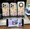 Cartoon headset Xiaoxin compatible with Apple iPhone 17, iPhone 16 Pro Max, Huawei Mate 70, Honor protective case