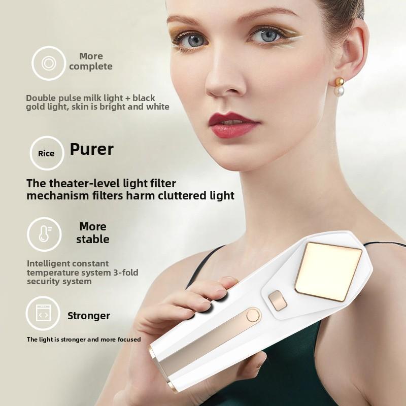 Beauty Instrument Milk Brightens Skin Tone and Light Prints Nutrition Introduction, Dual-band Household Photon Skin Rejuvenation Instrument