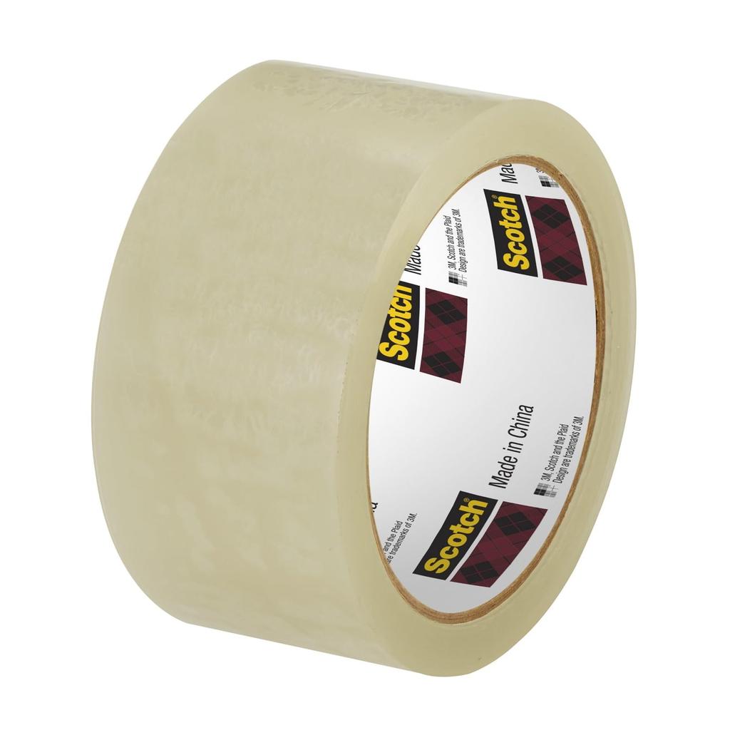 3M Scotch Packing 48mm x Tape, Lightweight, 50m, 3-Pack, 309-3PN