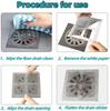Disposable Hair Catchers Anti Blocking Mesh Floor Drain Sticker for Kitchen Bathroom Shower Sink Filter Strainer Hair Stoppers