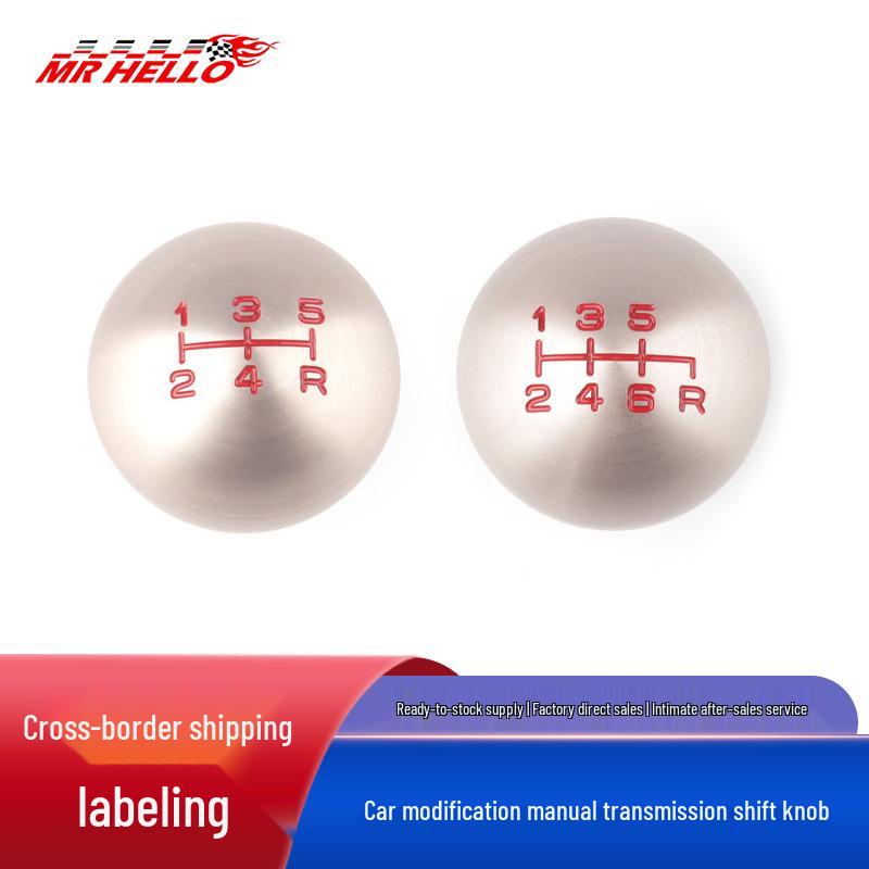 Honda Civic/Fit Manual Gear Shift Knob, M10X1.5 Round Stick Head