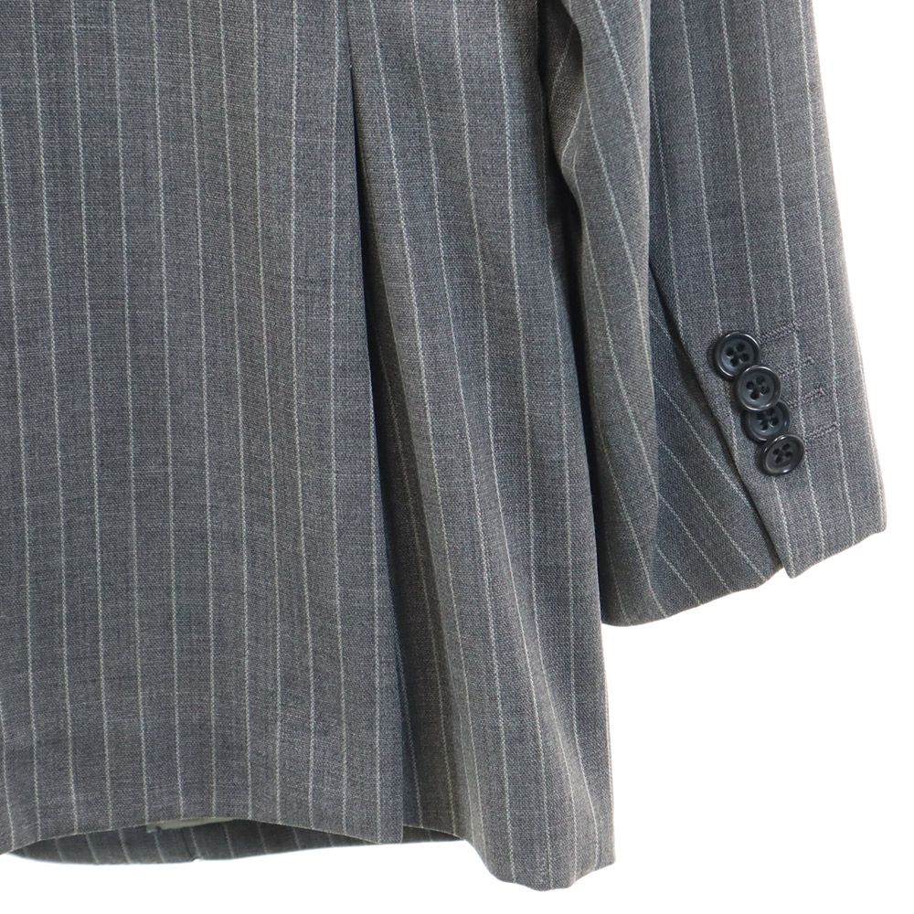 VISARUNO Made in Japan wool Striped Pattern suit Setup M Gray Men's Used