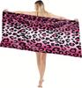 1PC Towel Tiger Leopard skin pattern for family friends Gifts Quick-Dry Beach Towel For Yoga Tourism Beach GYM Camping Swimming
