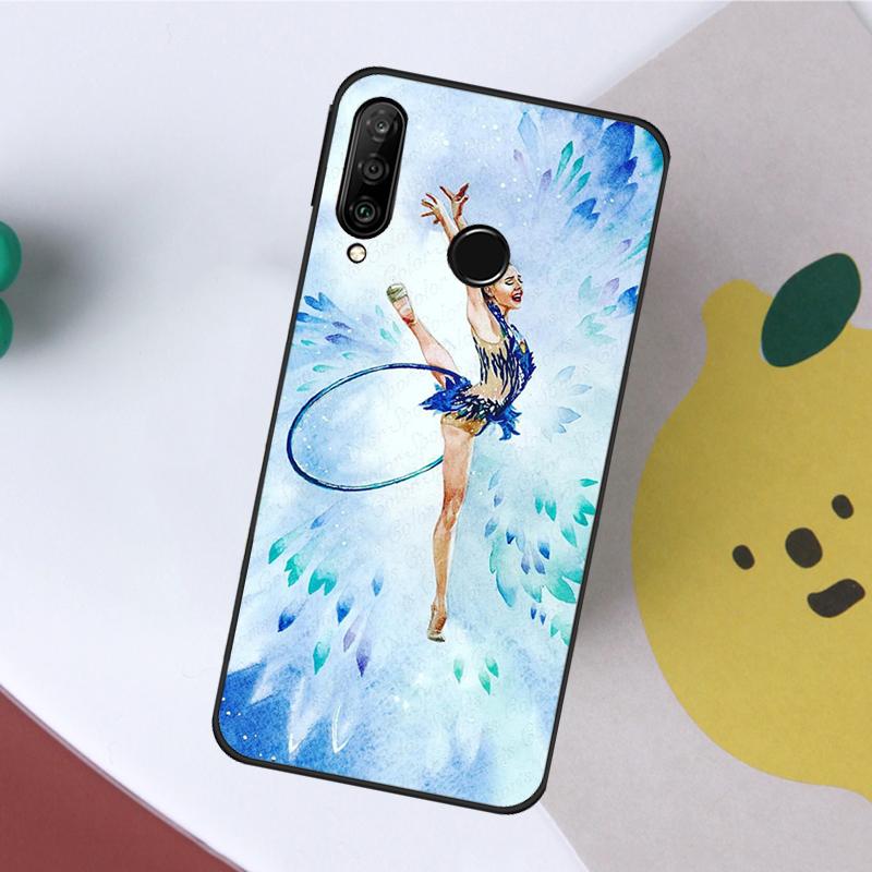 Gymnastics Oil Painting For Huawei Nova 5T 9 10 SE 7i 8i 11i 12i Y60 Y61 Y70 Y72 Y73 Y90 Y91 P20 P40 P30 Lite Case