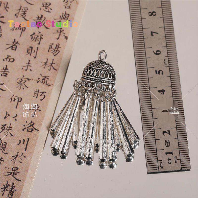 Tassel Pendant Antique Style Spacer Beads for DIY Jewelry and Bracelets