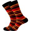 Striped multicolor street skateboarding funny socks for men and women