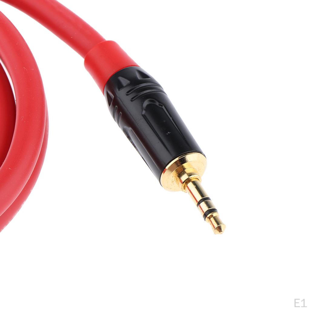 3.5mm 1/8" XLR Cable, Low Noise Male To Female Audio Microphone 1M
