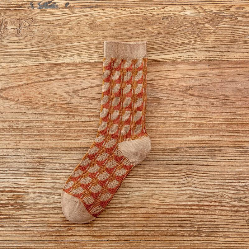 Winter Coral Fleece Cartoon Calf Socks Thickened Long Tube Warm Knee Floor Socks