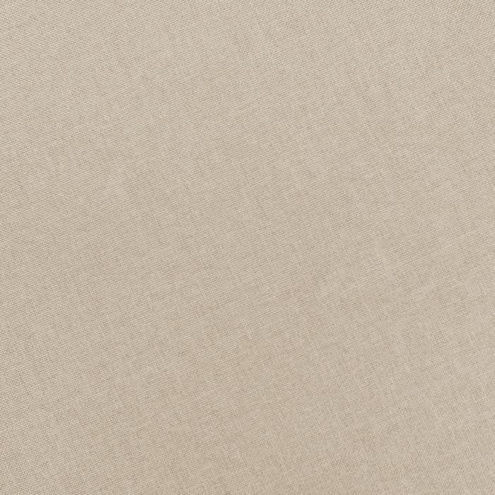 VidaXL Fauteuil avec repose-pied Crème Tissu