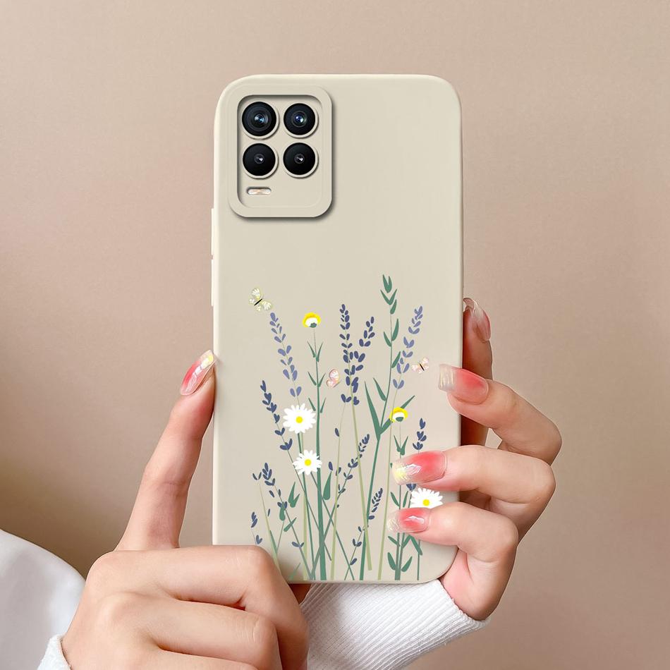 

Case For Realme 8 Pro 8S Lovely Bear Soft Liquid Silicone Full Protection Shockproof Phone Cover For Realme8 Realme 8 S 8Pro Realme 8 Pro