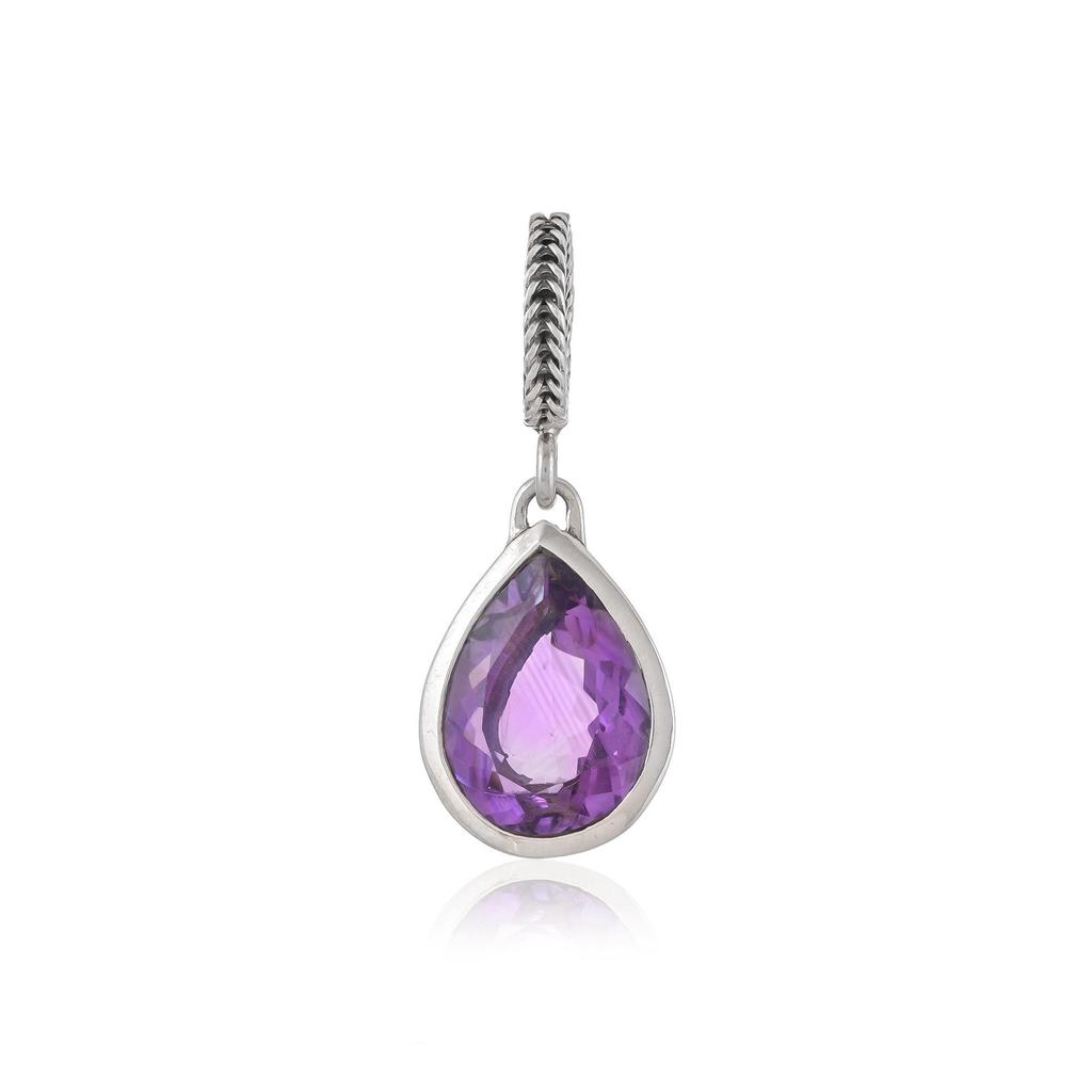 Natural Amethyst Pendant, 925 Sterling Silver Jewelry, Designer Jewelry, Gift for Daughter