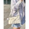 Special-Interest Design New Arrival Bows One Shoulder Underarm Bag Casual Easiest for Match Ruched Handbags Summer Cloud Bag for Women