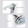 Universal Cam Lock with Keys for Mailbox File Cabinet Drawer Toolbox Lock Cylinder Furniture Privacy Lock