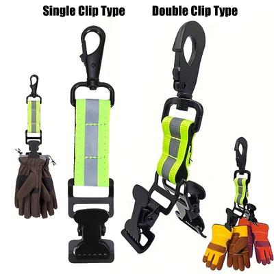 Portable Firefighter Safety Glove Strap Universal Hanger Guard Gloves Keeper Gloves Clamps Multifunction Durable Hat Towel Clips
