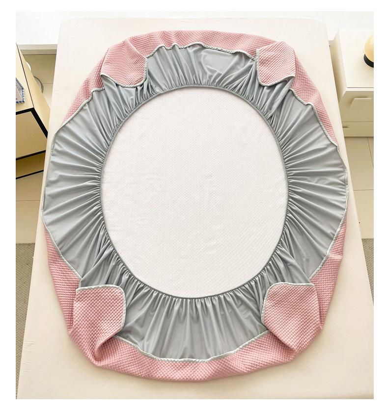 Clever Plan Ethylene PE Cool Bean Bed Sheet Ice Silk Cold Mat Towel Embroidered Fairy Wind Ice Silk Cold Mat 3-Piece Set