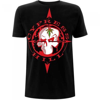 Cypress Hill Unisex Adult Skull T-Shirt