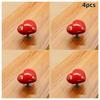 4Pcs Toilet Press Button Topper,Love Heart Shaped Toilet Tank Flusher Top Push Button for Women Long Nail Bathroom Accessories