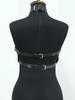 1PC The Widened Collar Is Integrated with the Cage-style Chest Strap, Which Is Adjustable for Women. It Features Stylish Punk