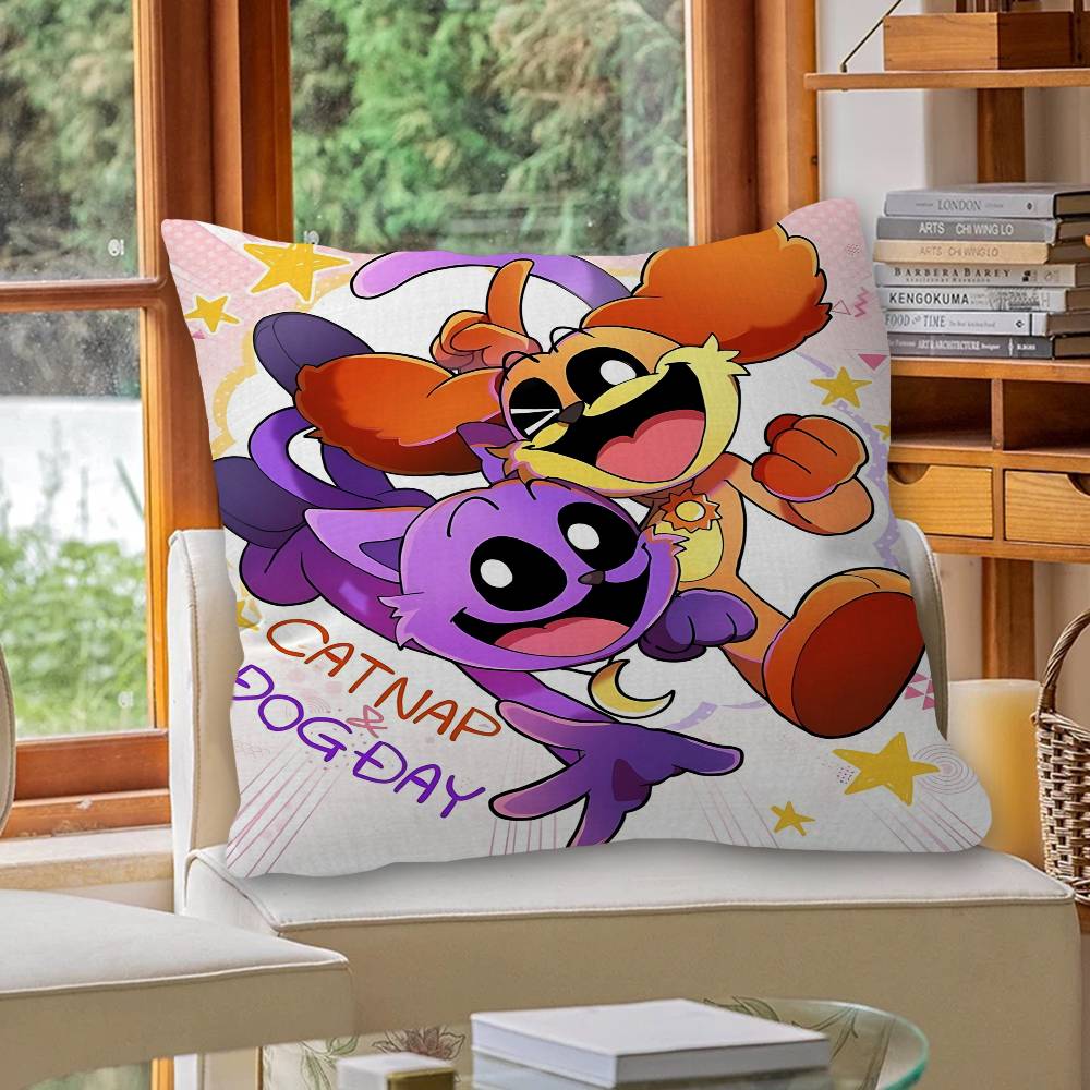 C-Critters C-CATNAP D-DOGDAY Anime Pillow Cushion Cover Pillowcase Living Room Sofa Home Decor Customized