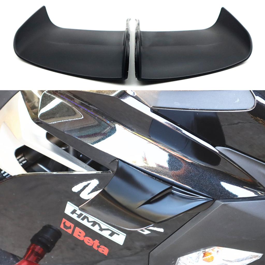 Alette Aerodinamiche Per Moto, Spoiler Winglets Universali In ABS, Accessori Di Modifica Per Motociclette, Fuoristrada E Auto Sportive, Facili Da Installare