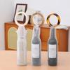 Resin Handle Hand-carrying Bottle Bag Handwoven Bling Bottle Cover Diamond Wine Bag Christmas