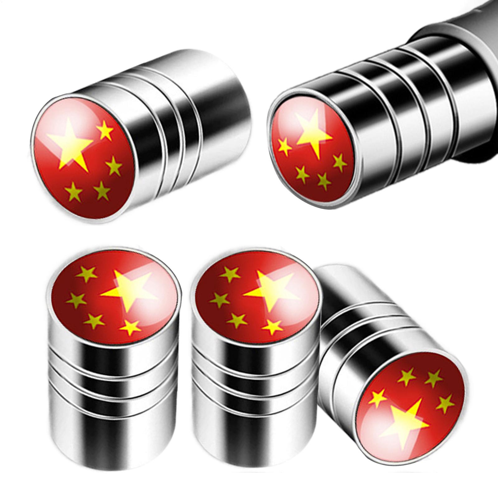 

Tire Valve Stem Caps 5 Pieces Car Wheel Valve Cover Dustproof Wheel Stem Cover For Vehicle Bike Motorcycle Racing Offroad Urban CHINA