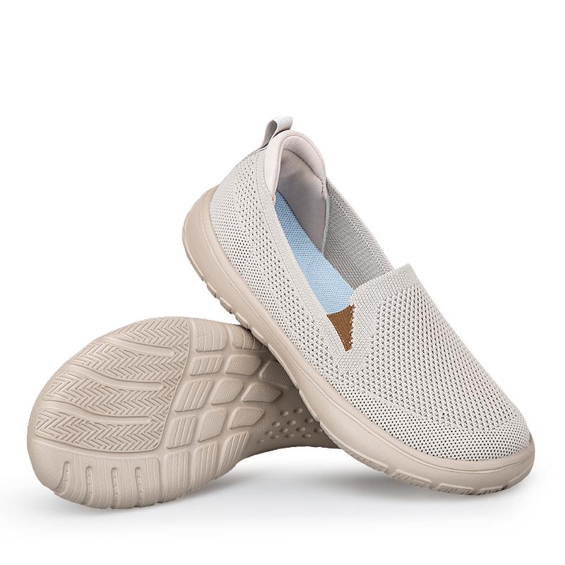 Women's Summer Shoes Mesh Breathable Sneakers Light Slip on Flat Platform New Casual Ladies Orthopedic Anti-slip Walking Woven